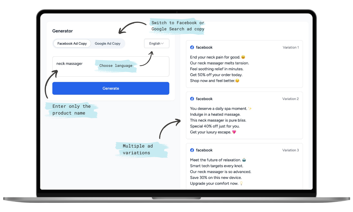 AI Ad Copy Generator